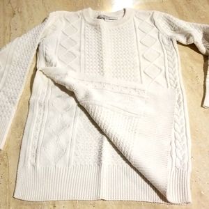 💕Guess womens white small sweater